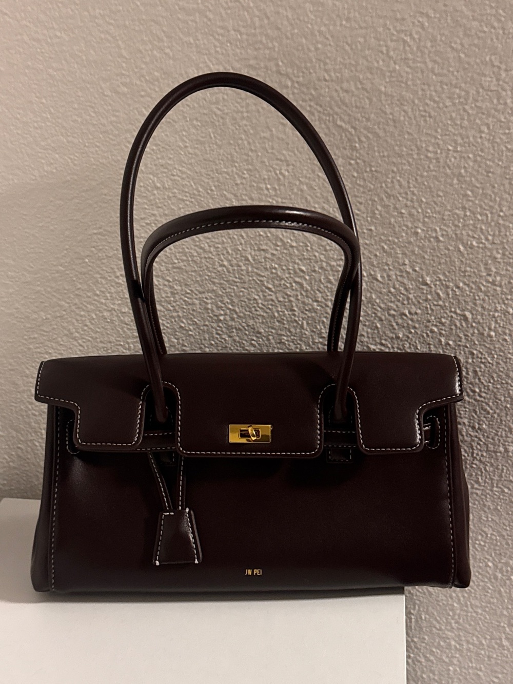 JW PEI Yara Shoulder Bag Dark Brown